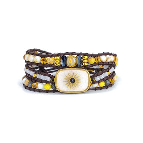 The Energy of Sun Wrap Bracelet - Wrap Bracelets - Pretland | Spiritual Crystals & Jewelry