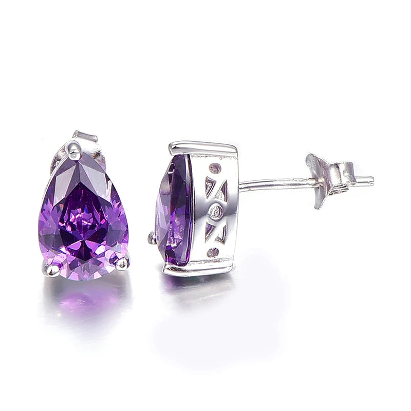 Magnificent Amethyst 925 Sterling Silver Earrings