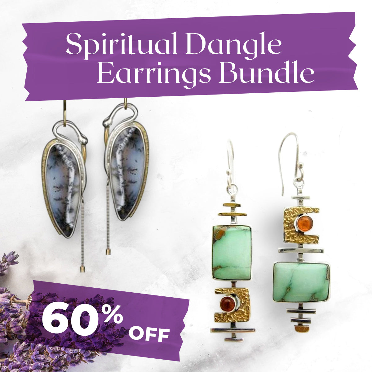 Spiritual Dangle Earrings Bundle - Bundles - Pretland | Spiritual Crystals & Jewelry