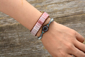 Pink Opal Beauty Bracelet - Bracelets - Pretland | Spiritual Crystals & Jewelry