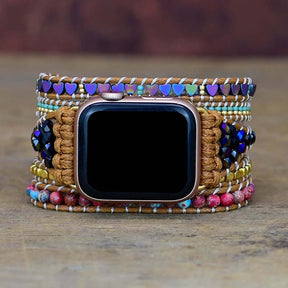 Hematite Apple Watch Strap - Apple Watch Straps - Pretland | Spiritual Crystals & Jewelry