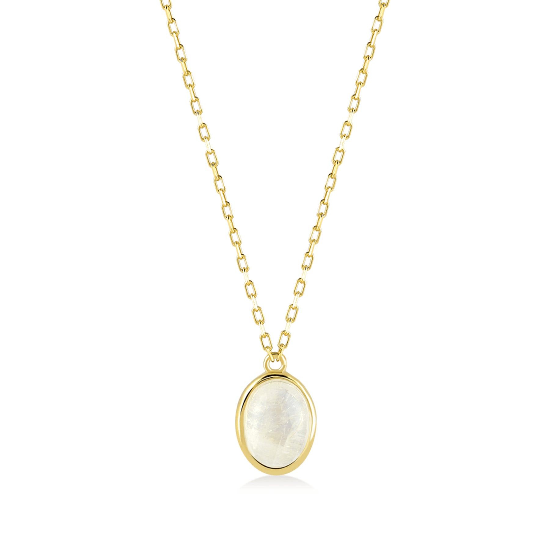 Luminosa Moonstone 24K Gold Necklace - Necklaces - Pretland | Spiritual Crystals & Jewelry