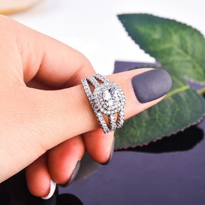 Romantic Luxury Silver Ring - Rings - Pretland | Spiritual Crystals & Jewelry