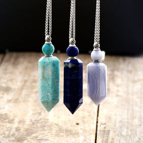 Handmade Crystal Perfume Bottle Necklace - Necklaces - Pretland | Spiritual Crystals & Jewelry