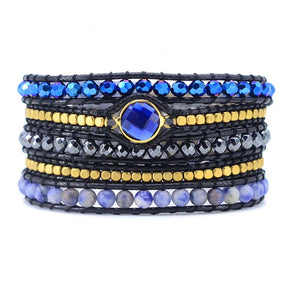 Protective Vegan Hematite Bracelet - Wrap Bracelets - Pretland | Spiritual Crystals & Jewelry