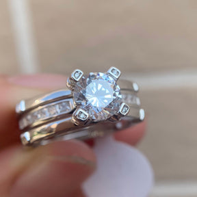 Gorgeous Interchangeable Quartz Silver Ring - Rings - Pretland | Spiritual Crystals & Jewelry