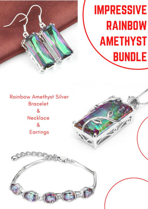 Impressive Rainbow Sterling Silver Bundle - Bundles - Pretland | Spiritual Crystals & Jewelry