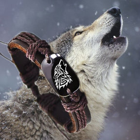 Roaring Wolf Bracelet - Bracelets - Pretland | Spiritual Crystals & Jewelry