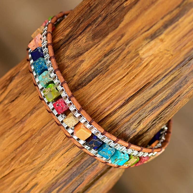 Emperor Stone Tiffany Bracelet - Wrap Bracelets - Pretland | Spiritual Crystals & Jewelry
