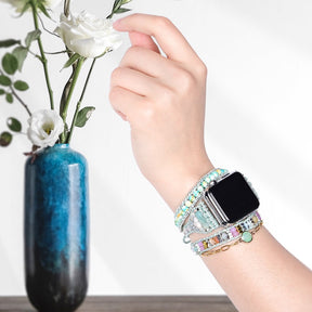 Stylish Turquoise Stone Apple Watch Strap - Apple Watch Straps - Pretland | Spiritual Crystals & Jewelry