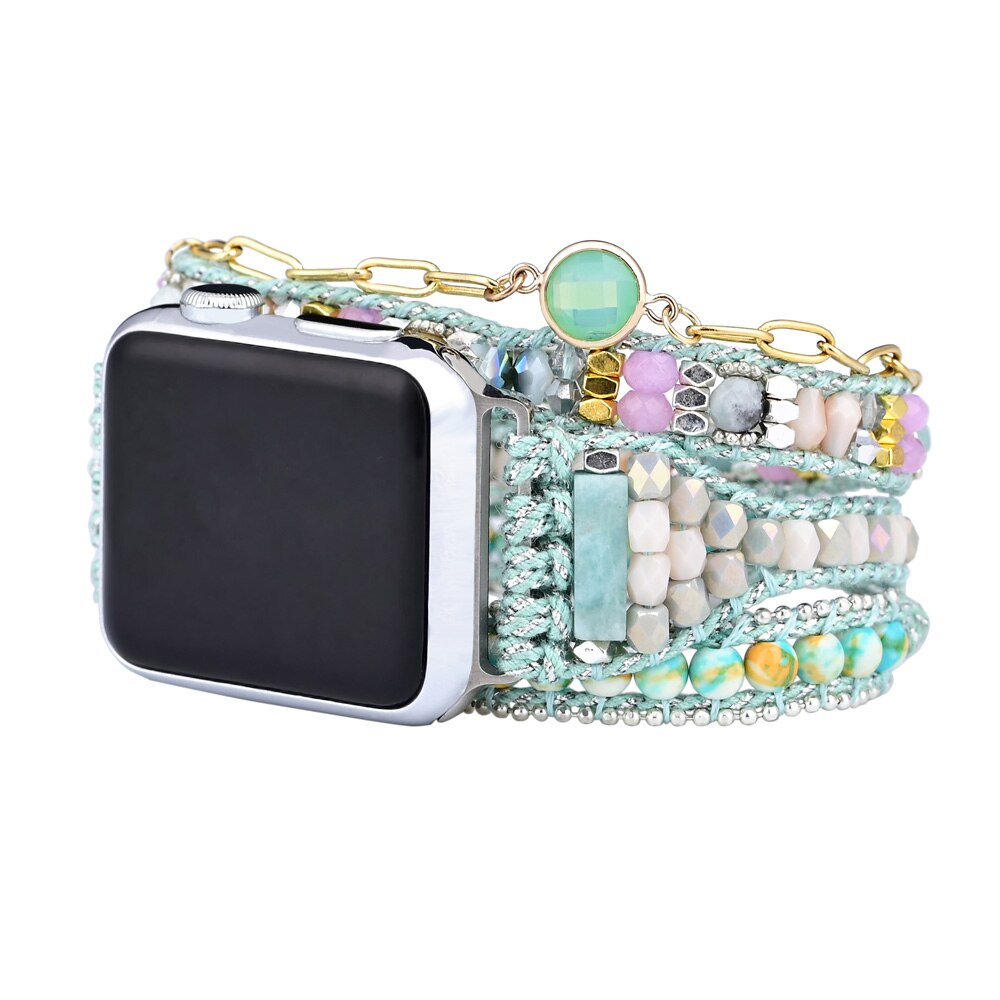 Stylish Turquoise Stone Apple Watch Strap - Apple Watch Straps - Pretland | Spiritual Crystals & Jewelry