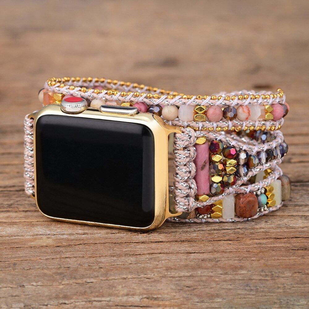 Natural Picture Stone Apple Watch Strap