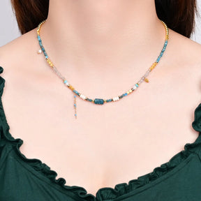 Unique Design Apatite Stone Necklace