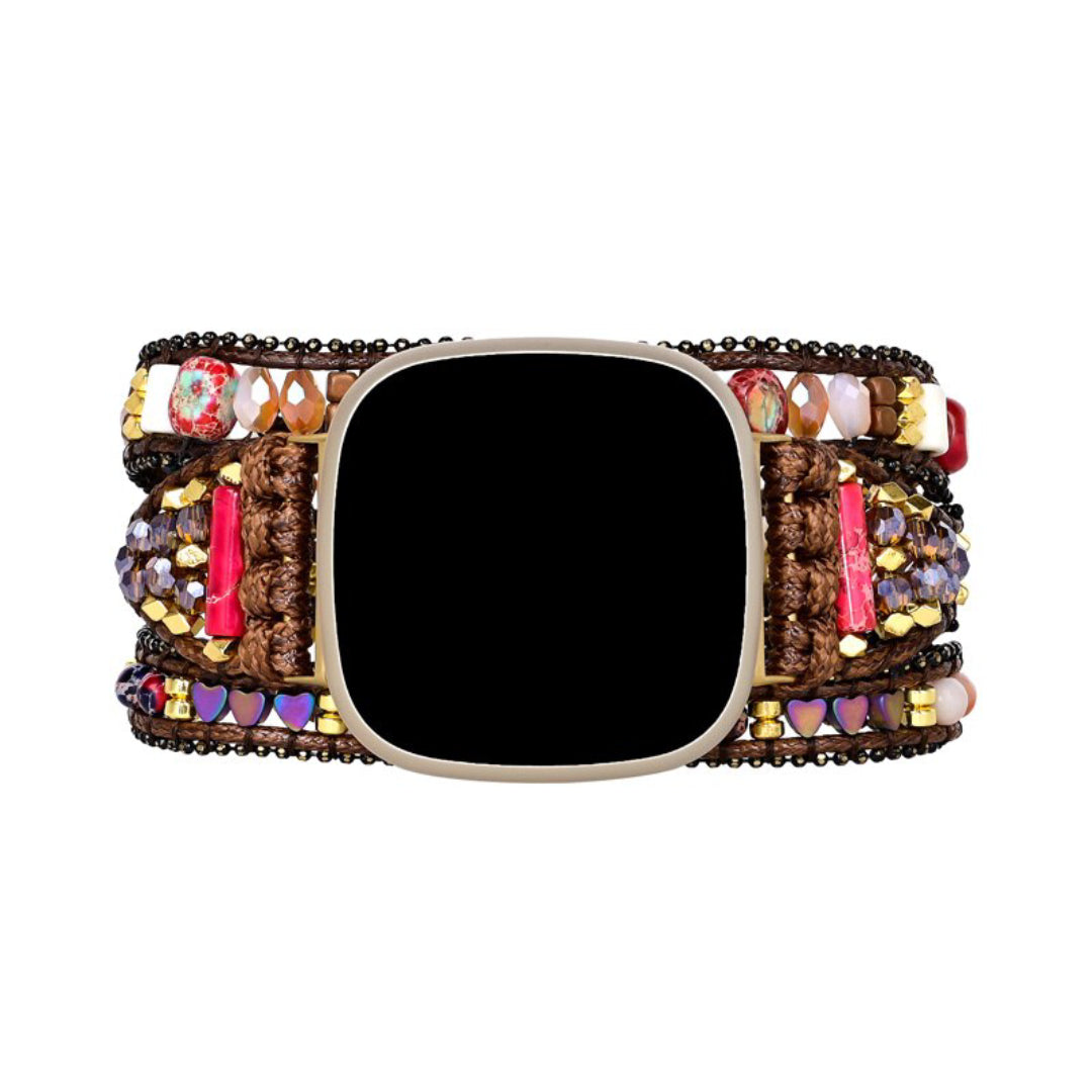 Unique Natural Jasper Fitbit Watch Strap - Fitbit Watch Straps - Pretland | Spiritual Crystals & Jewelry