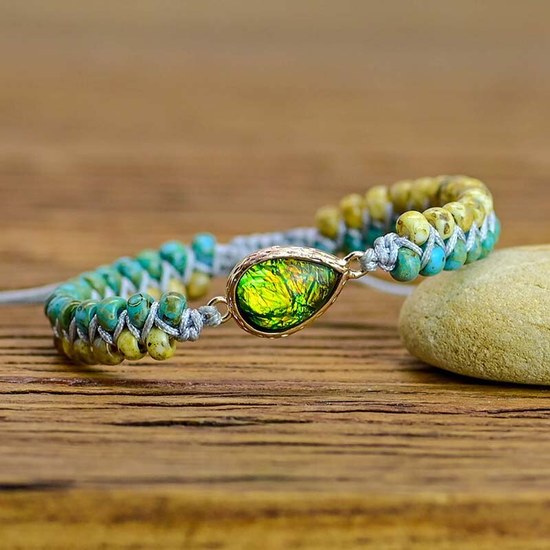 Spiritual Enhancing Green Opal Bracelet - Bracelets - Pretland | Spiritual Crystals & Jewelry