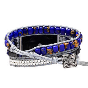 Dream Blue Jasper Apple Watch Strap - Apple Watch Straps - Pretland | Spiritual Crystals & Jewelry