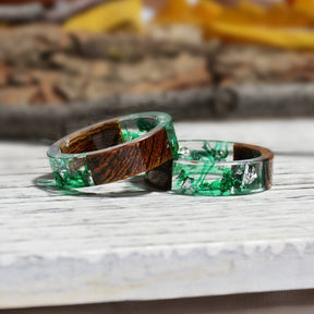 Pretty Handicraft Wooden Ring - Rings - Pretland | Spiritual Crystals & Jewelry