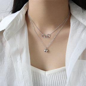 Dinah 925 Sterling Silver Necklace - Necklaces - Pretland | Spiritual Crystals & Jewelry
