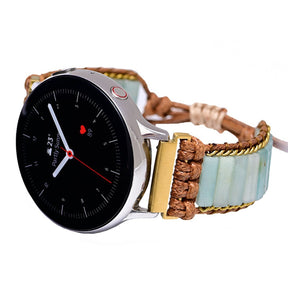 Boho Amazonite Samsung Watch Strap - Samsung Watch Straps - Pretland | Spiritual Crystals & Jewelry