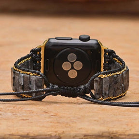 Bohemian Black Labradorite Apple Watch Strap - Apple Watch Straps - Pretland | Spiritual Crystals & Jewelry