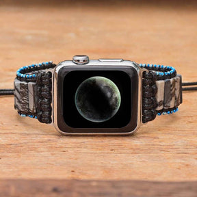 Exclusive Zebra Stones Apple Watch Strap - Apple Watch Straps - Pretland | Spiritual Crystals & Jewelry