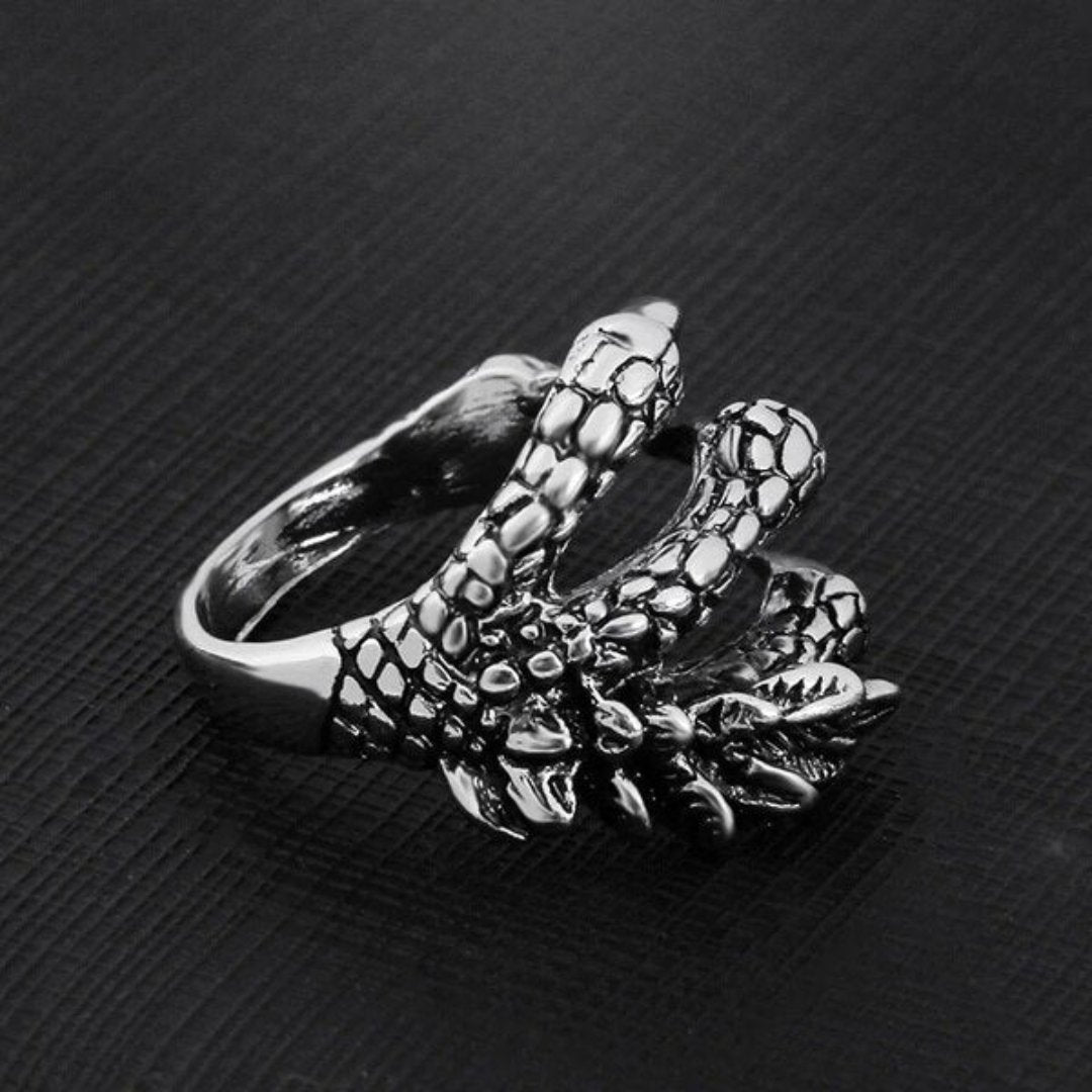 Retro Dragon Paw Adjustable Ring - Rings - Pretland | Spiritual Crystals & Jewelry
