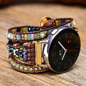 Retro Natural Stone Samsung Watch Strap - Samsung Watch Straps - Pretland | Spiritual Crystals & Jewelry