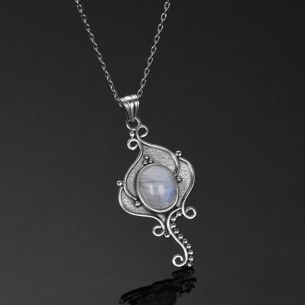 Vintage Design Moonstone Necklace - Necklaces - Pretland | Spiritual Crystals & Jewelry