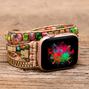 Trendy Colourful Emperor Apple Watch Strap - Apple Watch Straps - Pretland | Spiritual Crystals & Jewelry