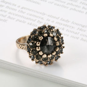 Magnificent Black Onyx Crystal Ring - Rings - Pretland | Spiritual Crystals & Jewelry