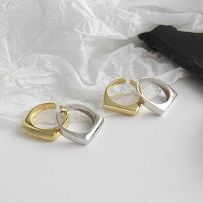 Melia 925 Sterling Silver Adjustable Ring - Rings - Pretland | Spiritual Crystals & Jewelry