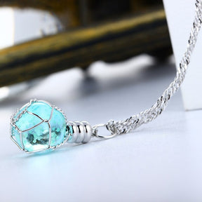 Brightsome Crystal Necklace - Blue - Necklaces - Pretland | Spiritual Crystals & Jewelry