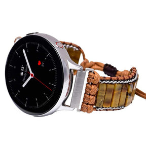 Natural Tiger Eye Samsung Watch Strap - Samsung Watch Straps - Pretland | Spiritual Crystals & Jewelry
