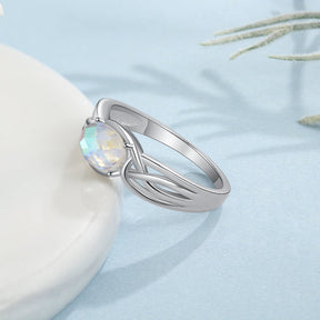 Bohemia Style Oval Moonstone Ring - Rings - Pretland | Spiritual Crystals & Jewelry