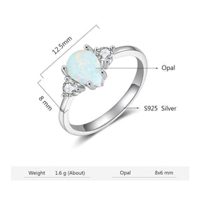 Spirit Fire Opal 925 Sterling Silver Set - Bundles - Pretland | Spiritual Crystals & Jewelry