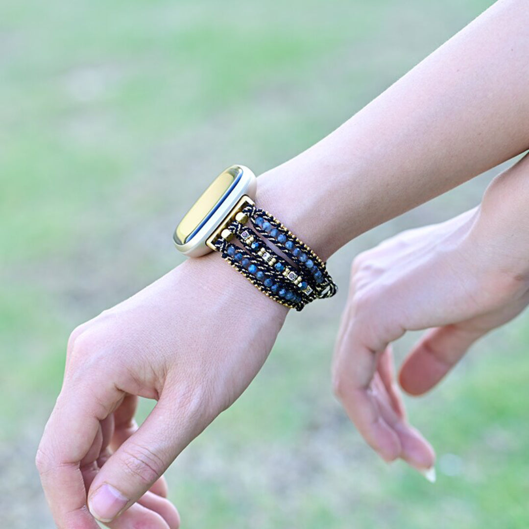 Charming Labradorite Fitbit Watch Strap - Fitbit Watch Straps - Pretland | Spiritual Crystals & Jewelry
