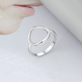 Chic Minimalist 925 Sterling Silver Ring - Rings - Pretland | Spiritual Crystals & Jewelry