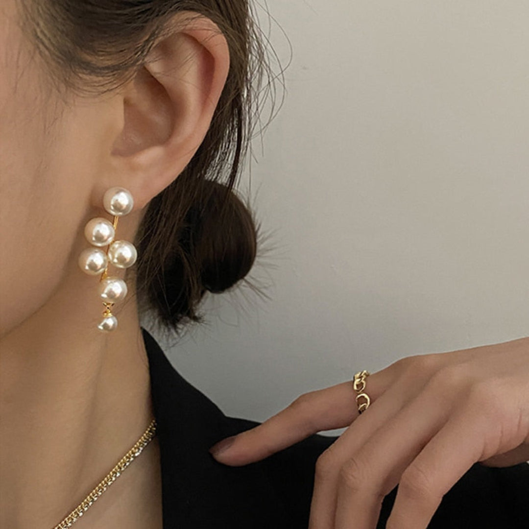 Vintage Pearl Drop Earrings - Earrings - Pretland | Spiritual Crystals & Jewelry