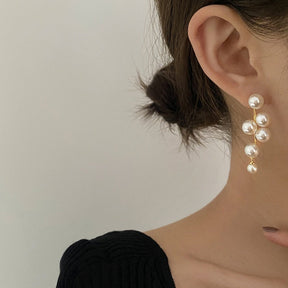 Vintage Pearl Drop Earrings - Earrings - Pretland | Spiritual Crystals & Jewelry