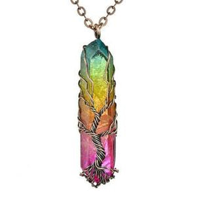 Orgone 7 Chakra Healing Pendant - Necklaces - Pretland | Spiritual Crystals & Jewelry