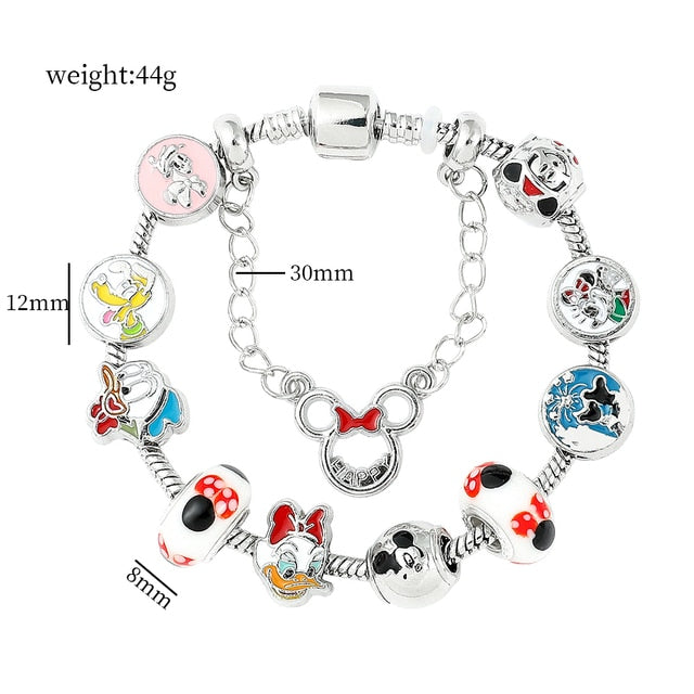 Mickey Charm Kids Bracelet - 17cm - Bracelets - Pretland | Spiritual Crystals & Jewelry
