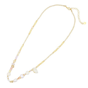 Elegant Boho Pearl Necklace - Yellow - Necklaces - Pretland | Spiritual Crystals & Jewelry