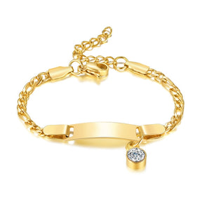 Personalized Birthstone Baby Bracelet - Jun / No Engrave - Bracelets - Pretland | Spiritual Crystals & Jewelry