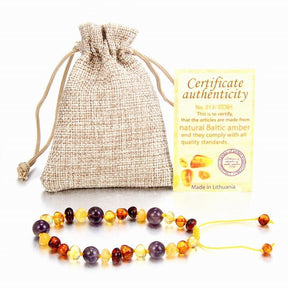 Amber Stone Bracelet - 4 colors / adult - Bracelets & Bangles - Pretland | Spiritual Crystals & Jewelry