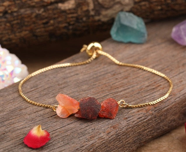 Pure Beauty Natural Stone Bracelet - Red Jasper - Bracelets - Pretland | Spiritual Crystals & Jewelry