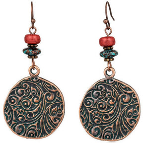 Turquoise Boho Earrings - Type 1 - Earrings - Pretland | Spiritual Crystals & Jewelry
