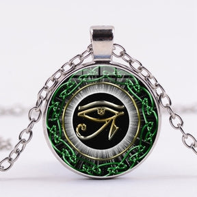 Egyptian Gods Power Mandala Necklace - Style 14 - Necklaces - Pretland | Spiritual Crystals & Jewelry