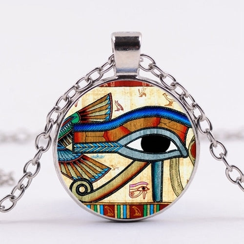 Egyptian Gods Power Mandala Necklace - Style 2 - Necklaces - Pretland | Spiritual Crystals & Jewelry