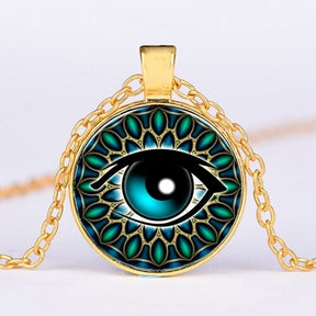 Egyptian Gods Power Mandala Necklace - Style 7 - Necklaces - Pretland | Spiritual Crystals & Jewelry